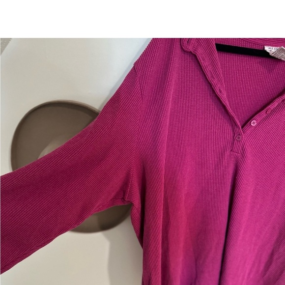 Oversized vintage collared waffle shirt 3X - Picture 5 of 5